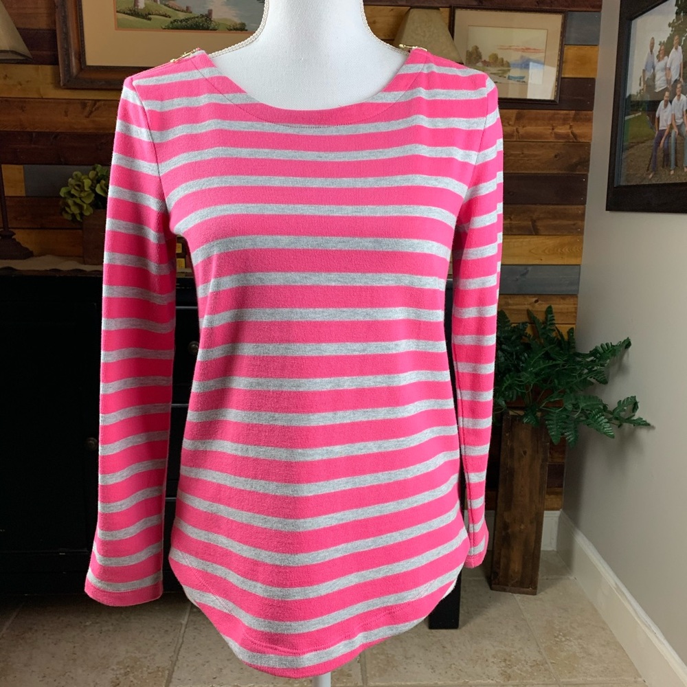 Talbots Striped Sweatshirt